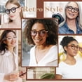 thumbnail image 2 of Gafas de lectura EASY READ Retro Round Blue Light +2.00, 2 of 6