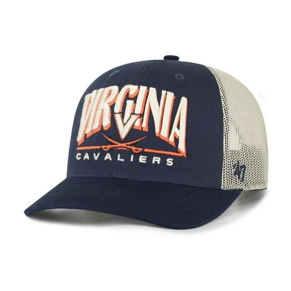 Men's '47 Navy Virginia Cavaliers Arid Adjustable Trucker Hat