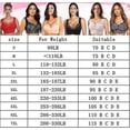 thumbnail image 3 of Sujetador elástico con corte de encaje sin costuras y figura completa para mujer, ropa interior recogida transpirable (s-7xl), 3 of 3
