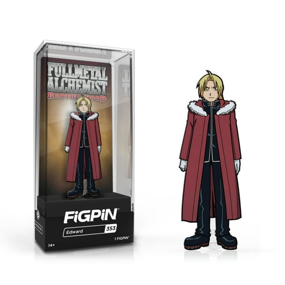FiGPiN Edward Elrich #353 Full Metal Alchemist 3" Collector Enamel Pin