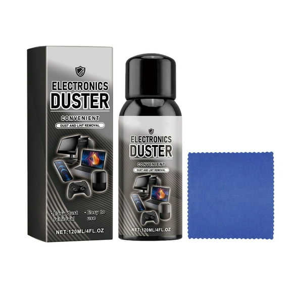 CozyQx Cleaning Supplies Electronics Duster;Electronic Equipment Dust Removal Spray; Electronic Dust Remover . Powerful Dust Removal Quickly Dust and Lint From Electronic Devices 120Ml