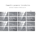 thumbnail image 5 of Peel And Stick Wallpaper For Kitchen Backsplash, Self-Adhesive Backsplash In PVC Grey Marble Tiles, Waterproof Grey Marble Film For Cabinets And Walls (16Pcs), 5 of 5