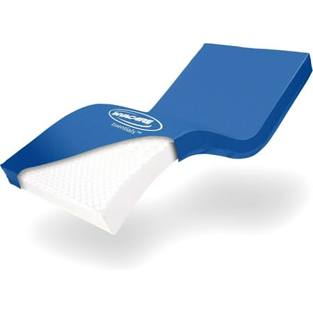 Invacare Hospital Bed Mattress with Fluid-Resistant Removable Cover & Shaped Cells - 80" x 36" x 6"