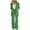 A-Green, variant on Jinhomg Womens Business Office Outfits Open Front Notched Neck Blazer Jacket with High Waist Long Pants 2 Piece Suit Sets Pink XXL