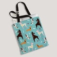 thumbnail image 2 of ABPHQTO Cute Dogs Pattern Canvas Bag Reusable Tote Grocery Shopping Bags Tote Bag 14x16 inch, 2 of 2