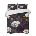 thumbnail image 2 of Garden Floral Twin Size Down Alternative Comforter, Lightweight Comforter Quilt Bedding Set with Pillow Shams Blossom Botanical Wildflower All Seasons Bed Comforter Duvet Insert 68"x86", 2 of 7