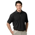 thumbnail image 1 of BlueGeneration Mens Short Sleeve Teflon Treated Piques With Pocket - Black Medium Solid, 1 of 1