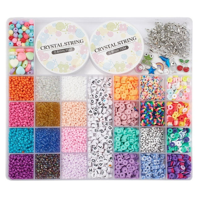 Cuentas espaciadoras de arcilla polimérica Yuyangstore 4580x para pulseras Collar Pendiente Yuyangstore Cuentas espaciadoras de arcilla polimérica