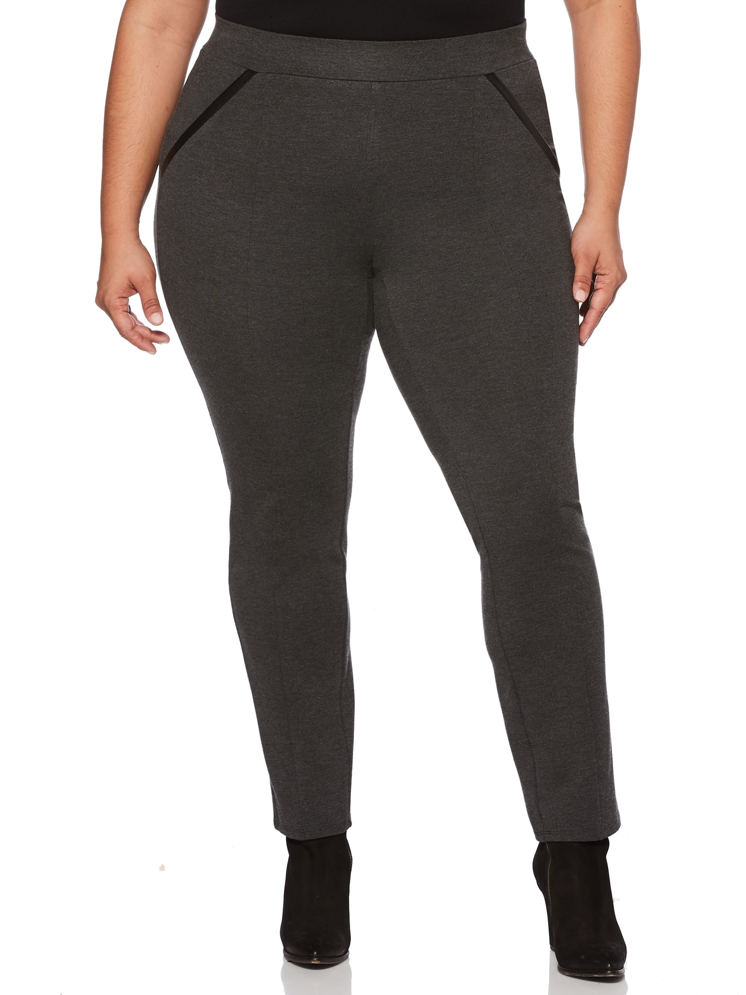 ponte plus size pants