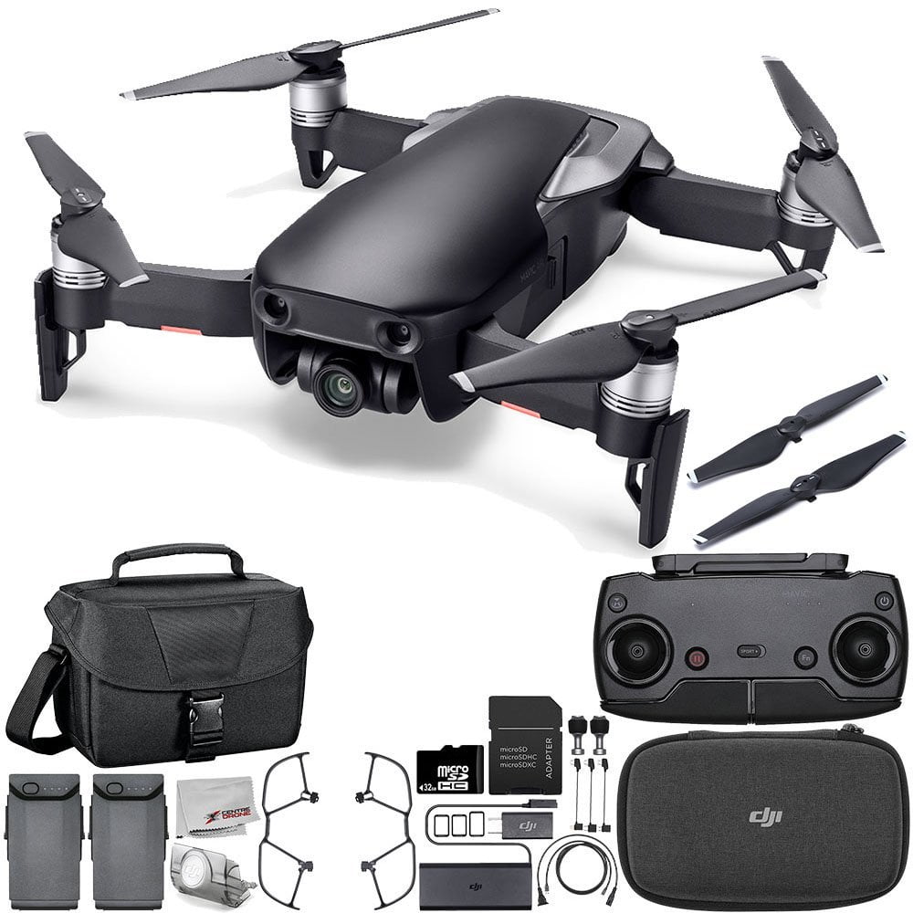 DJI Mavic Air Drone Quadcopter (Onyx Black) Essential Travel Bundle