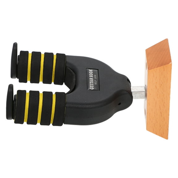 GETAJGHSD 1Set Guitar Hanger for Electric Guitar Wall Mount Automatic Locking Instrument Storage Display Use Musicians