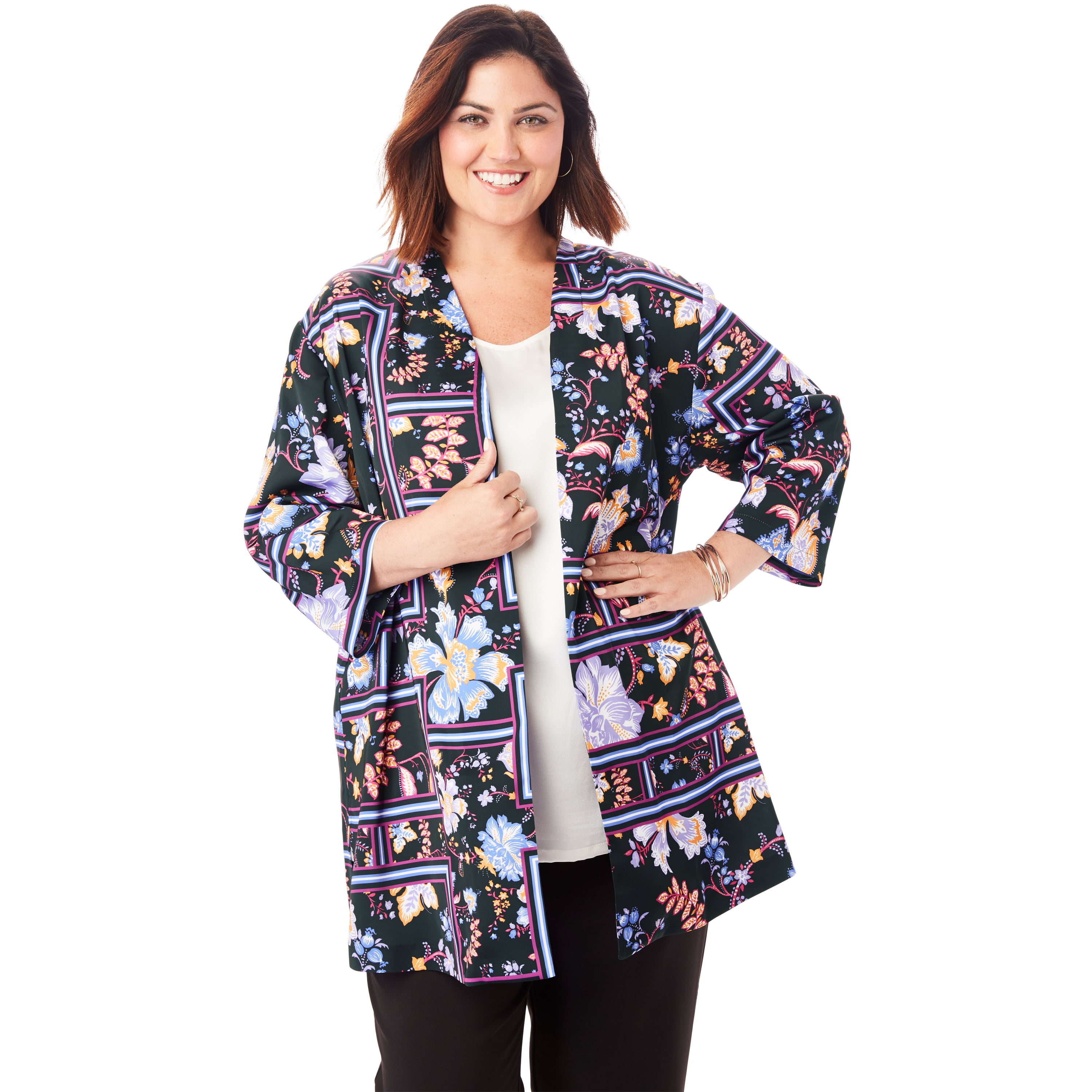 plus size womens kimono jacket