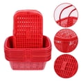 thumbnail image 3 of 10Pcs Berry Basket with Lid Fruit Storage Containers For Fridge Portable Plastic Berry Baskets Cutout Design Berry Baskets For Fridge Living Room Farm And Crafts 1kg Red, 3 of 8
