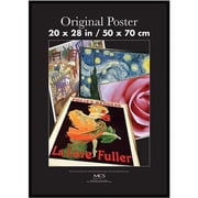 MCS Poster Original Masonite Back Frame for a 20x28 Photograph, Molding 1/2, Black