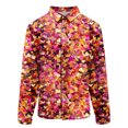 thumbnail image 4 of BVOFAR Valentines Day Shirts for Men Funny Romantic Love Print Blouses Button Down Long Sleeve Shirt, 4 of 5