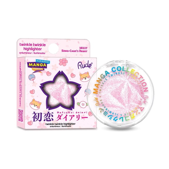 RUDE COSMETICS Manga Collection Twinkle Twinkle Highlighter - Sawa-Chan's Heart