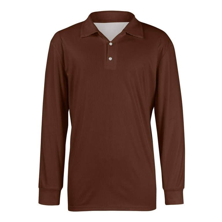 Polo Shirt Dri Fit Brown Shirts BROWN NIKE POLO SHIRT, Size:M