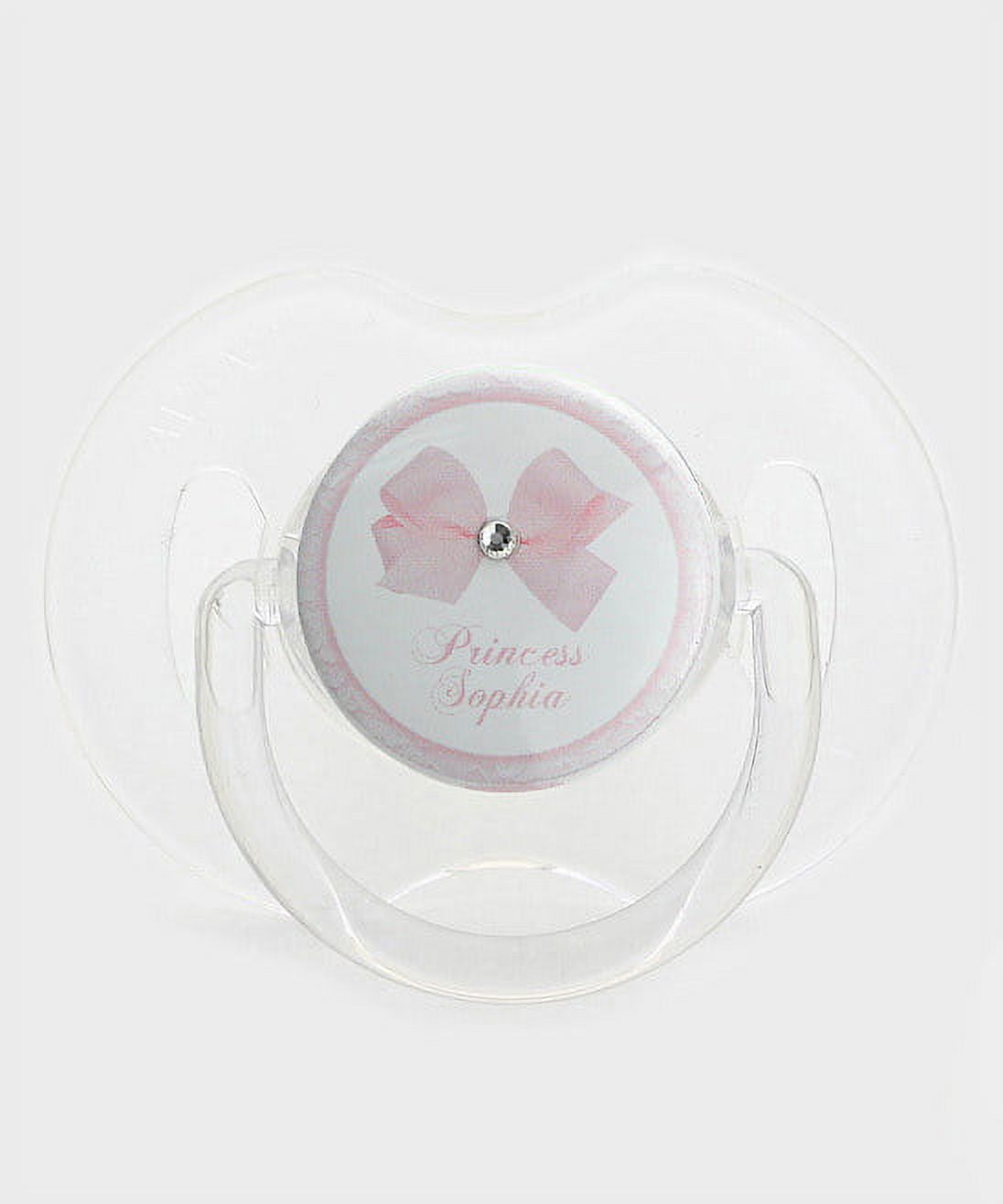 Personalized Name Bow with Crystal Pacifier - Walmart.com