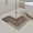 Brown, variant on Bxaolu Bathroom Rug, L-Shaped Bath Mat, Non-Slip Corner Shower Mat, Water Absorbent Soft Bath Rug, Washable Rug Carpet for Square Shower, Tub, Bath Room(31" x 31" x 15.75", Gray)
