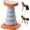 Orange, variant on JEBTBFZE Push Up Trainer for Beginners with Waist & Core Support, Home Gym Exercise Push Up Stand for Men Women