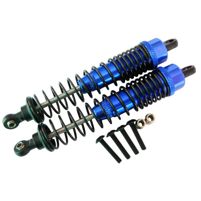 ZheElen 2pack/lot Rear Shock Absorber For AXIAL 1/10 ROCK RACER 90026 Upgraded Parts AX31013 Crawler Desert Buggy Dark Blue