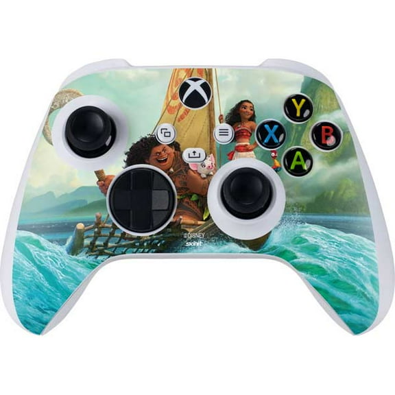 Skinit Disney Princess Moana and Maui Set Sail Xbox Series S Controller Skin