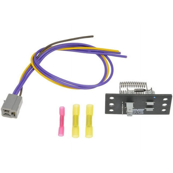 HVAC Blower Motor Resistor Kit - Compatible with 1990 - 2002 International 4700 1991 1992 1993 1994 1995 1996 1997 1998 1999 2000 2001