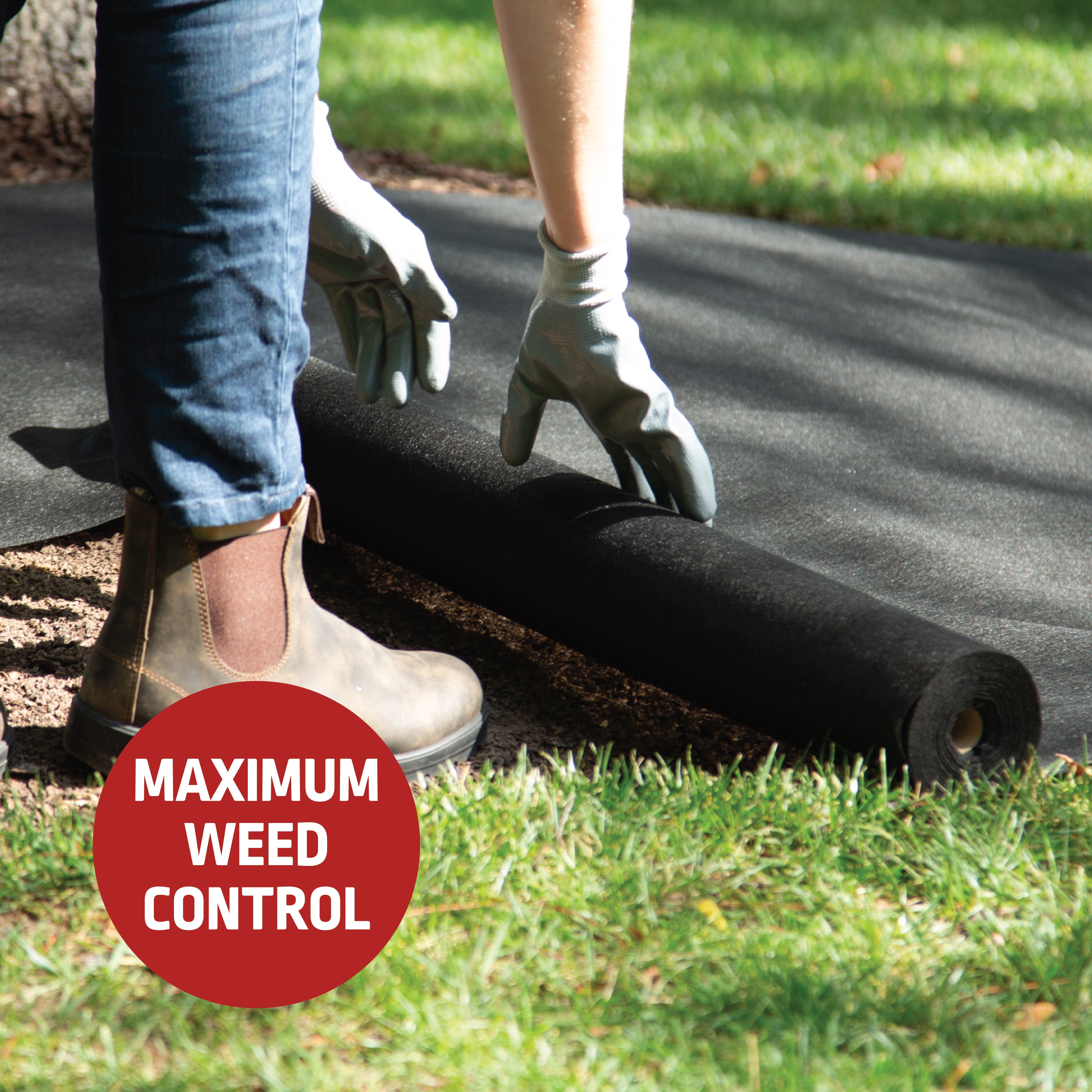 Expert Gardener 3' x 100' Ultimate Landscape Weed Control and Hardscape Stabilizer Fabric