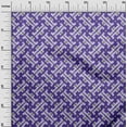 thumbnail image 3 of oneOone Polyester Lycra Dark Purple Fabric Ikat Fabric For Sewing Printed Craft Fabric By The Yard 56 Inch Wide, 3 of 6