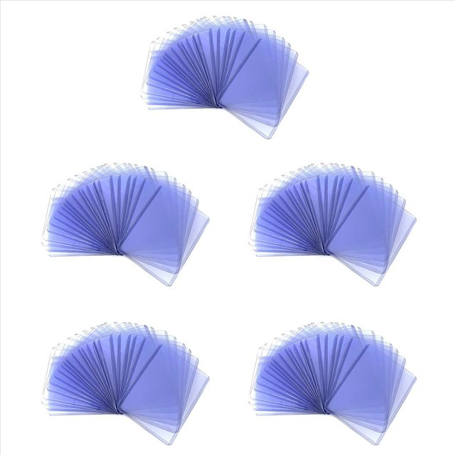 250 Piezas de Soporte de Carga Superior y Fundas Transparentes para Tarjetas Deportivas de Baloncesto Coleccionables de Plástico RíGido 35PT
