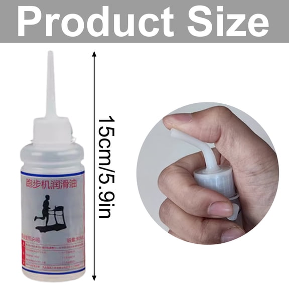 Silicone Treadmill Belt Lubricant High Temperature Stable Odorless Lube with Application Tubes Precision Caps