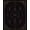 Black, Pattern 8, variant on ODIKA 8'x10' Washable Area Rug Black and Burgundy Art Design Intricate Geometric with Floral Accents for Living Room, Under Sectional, Family , Durable, Non-Slip