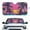 Beach Palm Tree Sunset, variant on KUIFORTI Butterfly Sun Shade for Car Windshield Foldable Car Window Screen with Collapsible Design & Full UV Blocking, 66.53"×34.44" Reusable Automotive Windshield Sunshades Blocks UV Rays