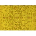 thumbnail image 1 of Ahgly Company Indoor Rectangle Abstract Yellow Modern Area Rugs, 5' x 7', 1 of 4