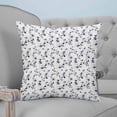 thumbnail image 4 of Pillow Covers 26x26 Set of 2, Gray Botanical Throw Pillow Covers Decorative Couch Cushion Cover, Retro Blossom Floral Farmhouse Wildflower Microfiber Soft Square Pillowcases for Bedroom Sofa, 4 of 7