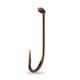 thumbnail image 3 of Mustad R50NP Dry Fly Hook, 94840, Standard, Forged, Down Eye - Bronze - 25 Per Pack, 3 of 3