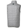 thumbnail image 3 of Men's Cutter & Buck Gray Florida A&M Rattlers Big & Tall Rainier PrimaLoft Eco Full-Zip Puffer Vest, 3 of 3