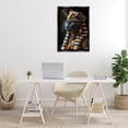 thumbnail image 3 of Stupell Industries Egyptian Pharaoh Cat Novelty Painting Black Floater Framed Canvas Art Print Wall Art, 21 x 31, 3 of 10
