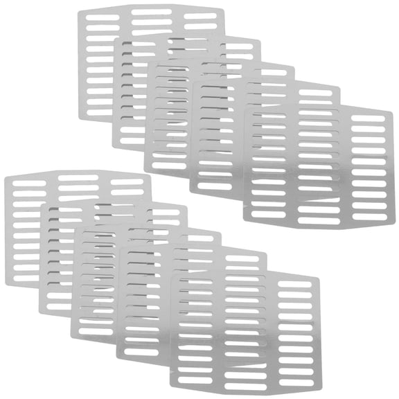 LOLIPPYY 10Pcs Wall Weep Hole Covers Stainless Steel for Brick Walls with Practical Barrier and Modern Design