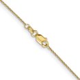 thumbnail image 4 of 14k Yellow Gold 18 Inch .9mm Cable Chain Necklace Pendant Charm, 4 of 9