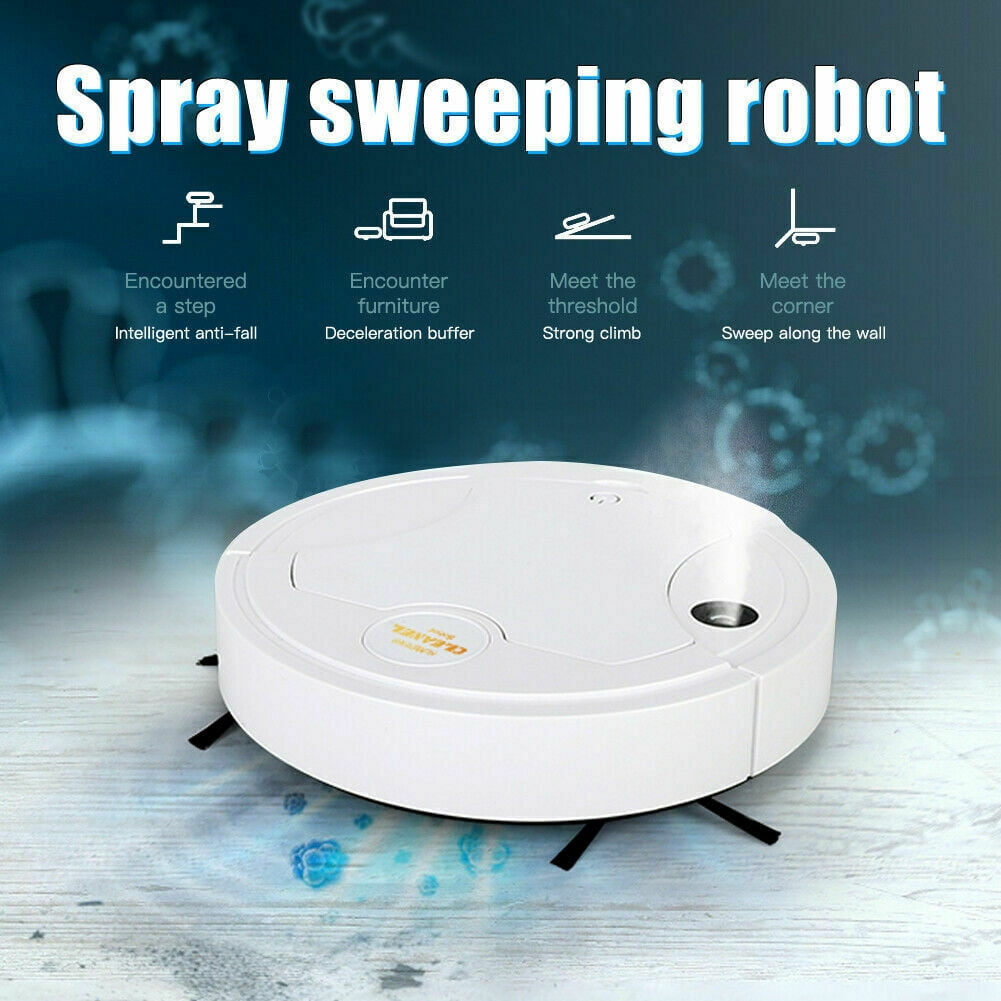 4 in 1 Smart Auto Sweeping Robot Vacuum Cleaner Strong Suction Home Clean Tools 