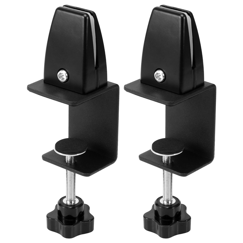 Panel 2 Pcs Office Desk Divider Clamp Privacy Screen Clip Holder