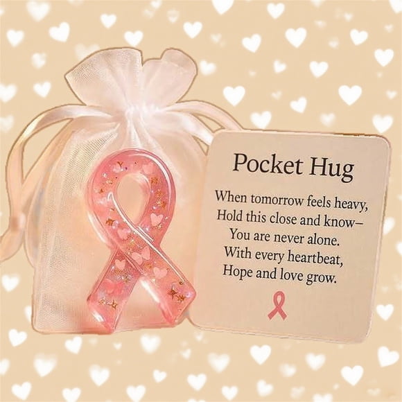 Cagogo under $5 Pocket Hug Gift, Pocket Hug Resin Decorations,Small Keepsake Gift for Loved Ones,Heartfelt Christmas Pocket Gifts,Emotional Support Token,Inspirational Message Decor