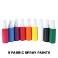 thumbnail image 2 of Tulip 1.9 fl oz Fabric Spray Paint 9 Pack, Rainbow, 2 of 7