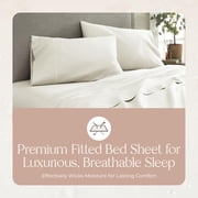 Whisper Organics 500 TC Sateen Fitted Sheet