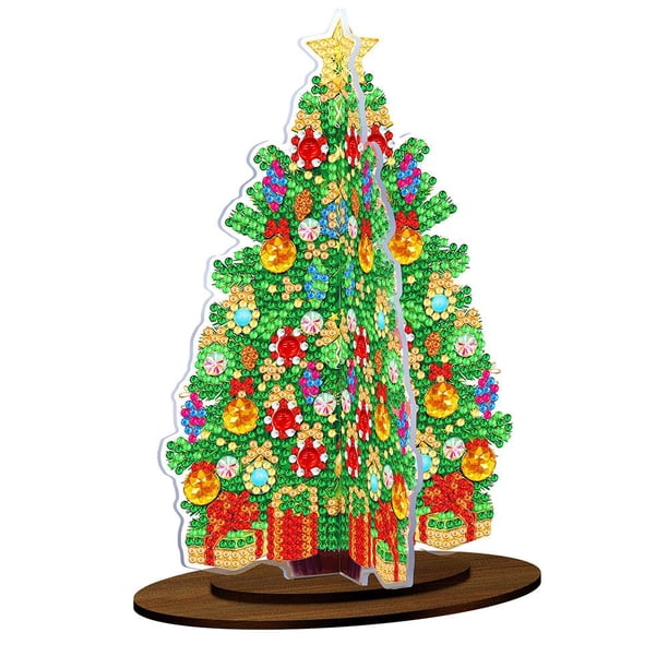 EZLIFE Árbol de Navidad brillante dibujo DIY V2W8 Y1R4 U1O3 M2I1