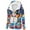 Multicolor, variant on GuzomFashion Womens Multicolor Christmas Snowman Print Fleece-Lined Hoodie - Full Zip Warm Festive Winter Hooded Jacket for Women (S-XXXL),Size M