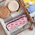 thumbnail image 6 of Hair Tools Storage with Heat Resistant Mat- Lipstick Mark Pattern Printed Curling Iron Travel Bag/Flat Iron Case for Women, 6 of 8