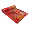 thumbnail image 2 of Indian Silk Kantha Quilt, Kantha Bed Cover, Handmade Kantha Bedspread Blanket ,Kantha Blanket&nbsp;Size - King - 108" x 108", 2 of 3