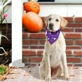 thumbnail image 4 of Glow in Dark Halloween Dog Bandanas - Pumpkin Ghost Bone Pet Bandana with Magnetic Clasp for Small Medium Large Dogs | Washable Costume Accessories, 4 of 6